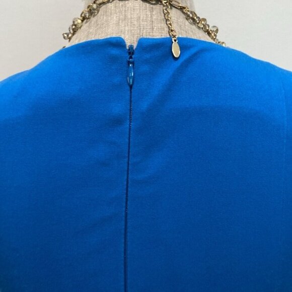 Banana Republic Blue Sleeveless Fitted Dress size 0 - Picture 8 of 13